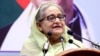 বাংলাদেশের প্রধানমন্ত্রী শেখ হাসিনা।