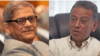 বিএনপি মহাসচিব মির্জা ফখরুল ইসলাম আলমগীর এবং স্থায়ী কমিটির সদস্য আমীর খসরু মাহমুদ চৌধুরী। 