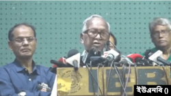 এক আলোচনা সভায় বিএনপি নেতা এবং সাবেক স্পিকার জমির উদ্দিন সরকার। ২০ ফেব্রয়ারি, ২০২৪।
