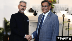 ভারতের পররাষ্ট্রমন্ত্রী ড. এস জয়শঙ্কর এবং বাংলাদেশের পররাষ্ট্রমন্ত্রী ড. হাছান মাহমুদ। 