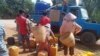 ကရင်နီဒေသမှာ ရေလှူဒါန်းနေစဉ် (ဧပြီ ၃၀၊ ၂၀၂၄)