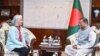 পররাষ্ট্র মন্ত্রণালয়ে বাংলাদেশের পররাষ্ট্রমন্ত্রী ড. হাছান মাহমুদের সঙ্গে সৌজন্য সাক্ষাৎ করেন বাংলাদেশে নিযুক্ত ফ্রান্সের রাষ্ট্রদূত মেরি মাসদুপুই।