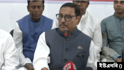 ঢাকায় আওয়ামী লীগের তেজগাঁও কার্যালয়ে নেতা-কর্মীদের সঙ্গে মতবিনিময় কালে বায়দুল কাদের। ৩১ মার্চ, ২০২৪।