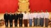 အာဆီယံအလှည့်ကျဥက္ကဋ္ဌ လာအိုနိုင်ငံရဲ့ မြန်မာနိုင်ငံဆိုင်ရာ အထူးကိုယ်စားလှယ် Mr. Alounkeo Kittikhoun နဲ့ အာဆီယံအတွင်းရေးမှူးချုပ် Dr. Kao Kim Hourn တို့ ဦးဆောင်တဲ့အဖွဲ့ စစ်ကောင်စီ အကြီးအကဲ ဗိုလ်ချုပ်မှုးကြီး မင်းအောင်လှိုင်နဲ့တွေ့ဆုံ (မေ ၁၅၊ ၂၀၂၄)