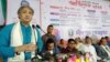 চাঁদপুর প্রেস ক্লাব প্রাঙ্গণে আয়োজিত এক অনুষ্ঠানে তথ্য ও সম্প্রচার প্রতিমন্ত্রী মোহাম্মদ আলী আরাফাত। ১ মার্চ, ২০২৪।