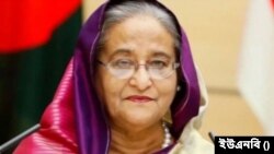 বাংলাদেশের প্রধানমন্ত্রী শেখ হাসিনা। 