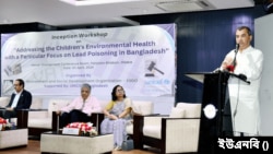 ঢাকার আগারগাঁওয়ের পর্যটন ভবনে আয়োজিত এক কর্মশালায় পরিবেশ, বন ও জলবায়ু পরিবর্তন মন্ত্রী সাবের হোসেন চৌধুরী। ৩ এপ্রিল, ২০২৪।