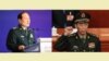 တရုတ်ကွန်မြူနစ်ပါတီမှ ထုတ်ပယ်ခံလိုက်ရတဲ့ တရုတ်ကာကွယ်ရေးဝန်ကြီးဟောင်း နှစ်ဦးဖြစ်တဲ့ ဝေဖန်ဟီ (ဝဲ) နဲ့ လီရှန်ဖူး (အေပီ)