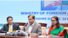 পররাষ্ট্র মন্ত্রণালয়ে সাংবাদিকদের সঙ্গে পররাষ্ট্রমন্ত্রী ড. হাছান মাহমুদ। ২৪ মার্চ, ২০২৪।