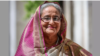বাংলাদেশের প্রধানমন্ত্রী শেখ হাসিনা।