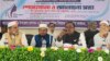 বাংলাদেশের খাদ্যমন্ত্রী সাধন চন্দ্র মজুমদার নওগাঁ জেলার সাপাহারে এক অনুষ্ঠানে 