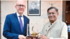 পররাষ্ট্রমন্ত্রী ড. হাছান মাহমুদের সঙ্গে ইইউ রাষ্ট্রদূত চার্লস হোয়াইটলি। ১৭ জানুয়ারি, ২০২৪।