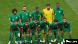 Timu ya taifa ya Saudi Aarabia.REUTERS.