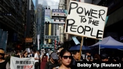 Manifestation pro-démocratie à Hong Kong