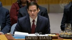 美国国务卿马尔科·卢比奥出席联合国安理会关于维护乌克兰和平与安全的会议并发表讲话。(2025年9月23日)