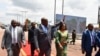 Le président Félix Tshisekedi arrive à la présentation du programme de ses 100 premiers jours, à Kinshasa, RDC, 2 mars 2019. (Twitter/Présidence RDC)