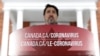 El primer ministro de Canadá, Justin Trudeau, habla en una rueda de prensa.