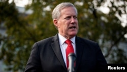 FILE PHOTO: White House Chief of Staff Mark Meadows in Washington