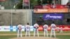 Las medidas de Washington a Venezuela buscan forzar la salida del poder del presidente en disputa Nicolás Maduro; en la imagen, jugadores del equipo local Tiburones de La Guaira.