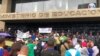 Maestros venezolanos por protestas por mejoras salariales. Caracas, Venezuela. 16 de enero de 2020. Foto: Álvaro Algarra - VOA.