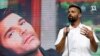 El cantante puertorriqueño habla en una conferencia de prensa durante la 61a edición del Festival Internacional de la Canción en Viña del Mar, Chile.