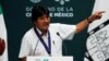 El expresidente de Bolivia, Evo Morales, habla en Ciudad de México tras recibir un reconocimiento como huésped distinguido del gobierno. Noviembre 13 de 2019. Morales solicitó asilo en México tras renunciar al cargo luego de elecciones que la OEA determinó como fraudulentas.
