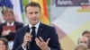 ပြင်သစ်သမ္မတ Emmanuel Macron ဘာလင်မြို့မှာရောက်ခိုက် Festival of Democracy (Demokratiefest) ဆွေးနွေးပွဲကို တက်ရောက်စဥ်။ (မေ ၂၆၊ ၂၀၂၄) 
