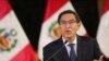 El presidente de Perú, Martín Vizcarra, ha emprendido una campaña contra la corrupción en su país.