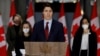 Canada's Prime Minister Justin Trudeau attends a news conference in Ottawa