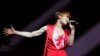 El cantante Kim Jae-joong, miembro de la banda de K-Pop JYJ, en un concierto en Lima, Perú, el 11 de marzo de 2012.