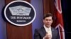 El secretario de Defensa, Mark Esper, durante una rueda de prensa celebrada en el Pentágono el 5 de marzo de 2020.
