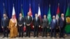 美国国务卿马尔科·卢比奥会见海湾合作委员会成员国的外交部长。(2025年9月24日）
