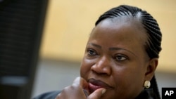La procureure de la Cour pénale internationale Fatou Bensouda, à lL Haye, 27 novembre 2013.